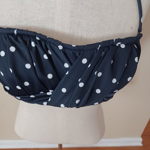 Lot of 4 J.Crew bandeau halter swimsuit tops some new Large - Picture 1 of 6